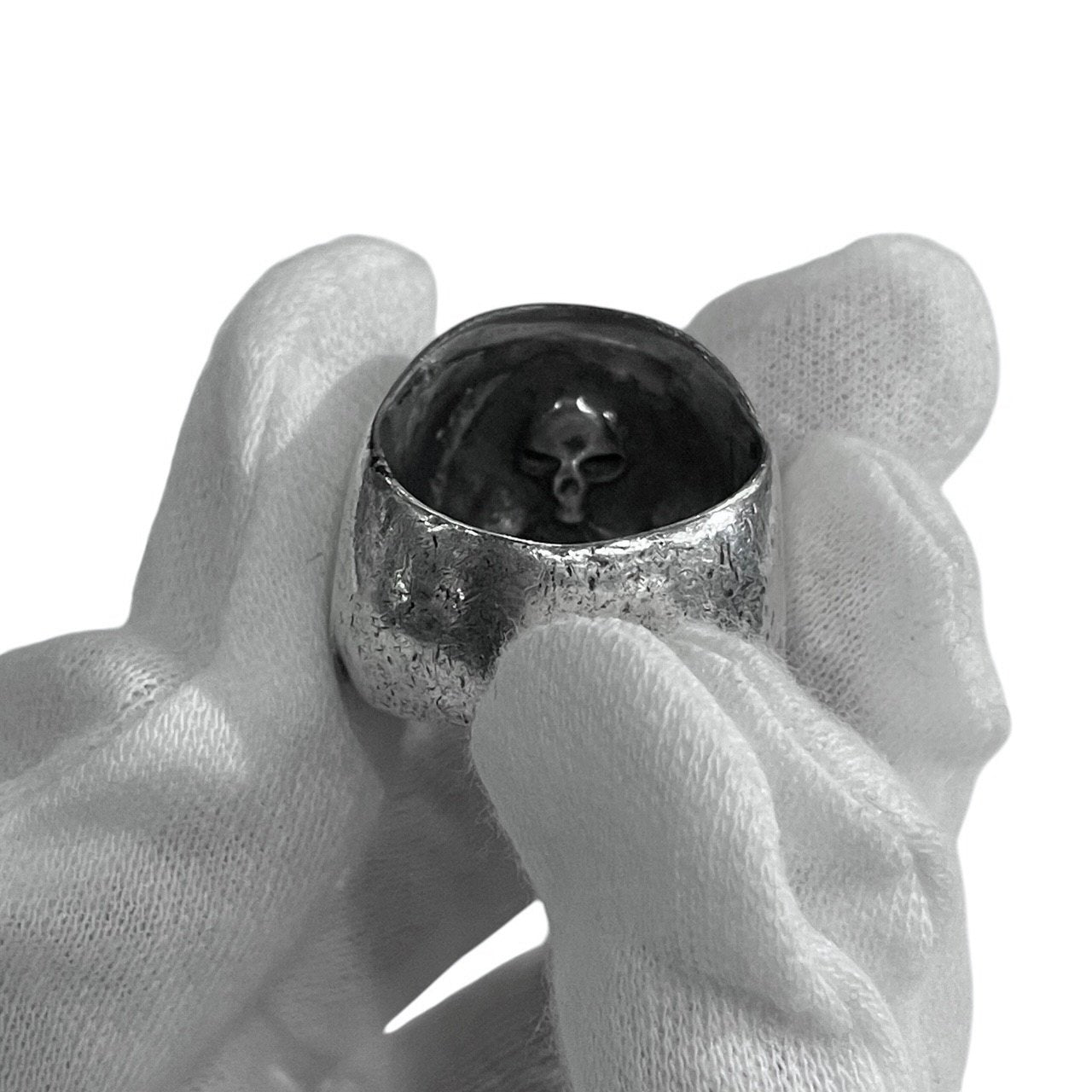 NUMBER NINE × JAM HOME MADE ストーンアイスカルリング Archive 骸骨 ドクロ 指輪 石付き アクセサリー シルバー 925 19号 ナンバーナイン ジャムホームメイド メンズ レディース ユニセックス
