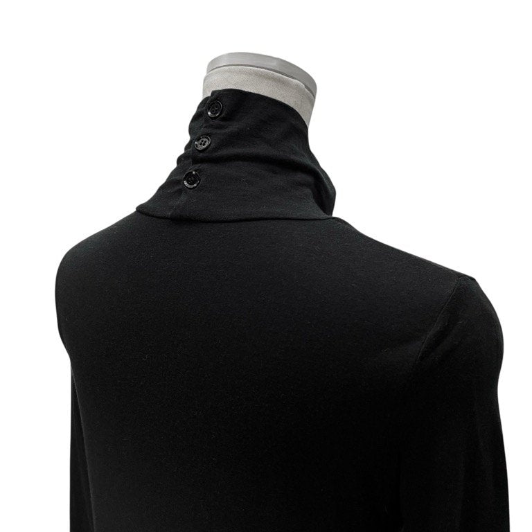 Yohji Yamamoto Femme 22AW リヨセルコットン天竺ボタンハイネックカットソー Tシャツ Tee T-shirt トップス ヨウジヤマモトファム レディース