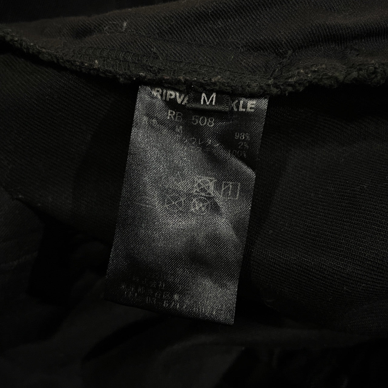 RIP VAN WINKLE 23AW CROSS PANTS スパニッシュピマコットンテーパードリブパンツ クロスパンツ ボトムス 定価48,400円 リップヴァンウィンクル メンズ