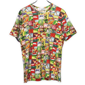 COMME des GARCONS SHIRT 福田美蘭 コラージュプリントクルーネックTシャツ カットソー Tee T-shirt Archive 90s 00s トップス 半袖 総柄 コムデギャルソンシャツ メンズ