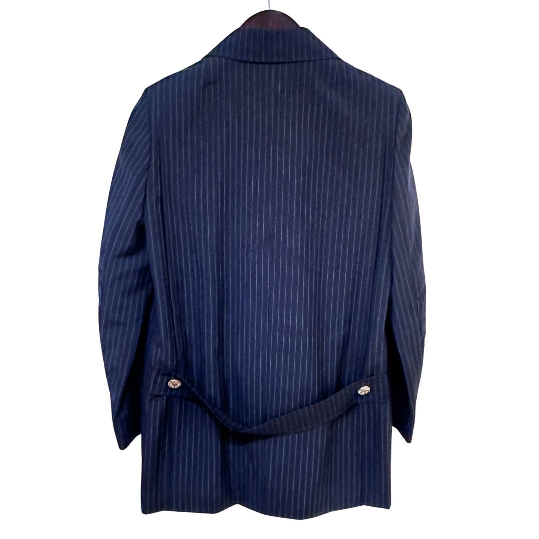 HERMES Hermès ピンストライプ ダブルジャケット