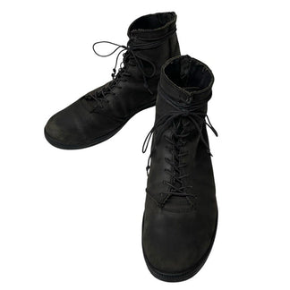 ODYN VOVK バックスキンレザーバックジップレースアップハイカットスニーカー シューズ 靴 クツ オーディンブック メンズ