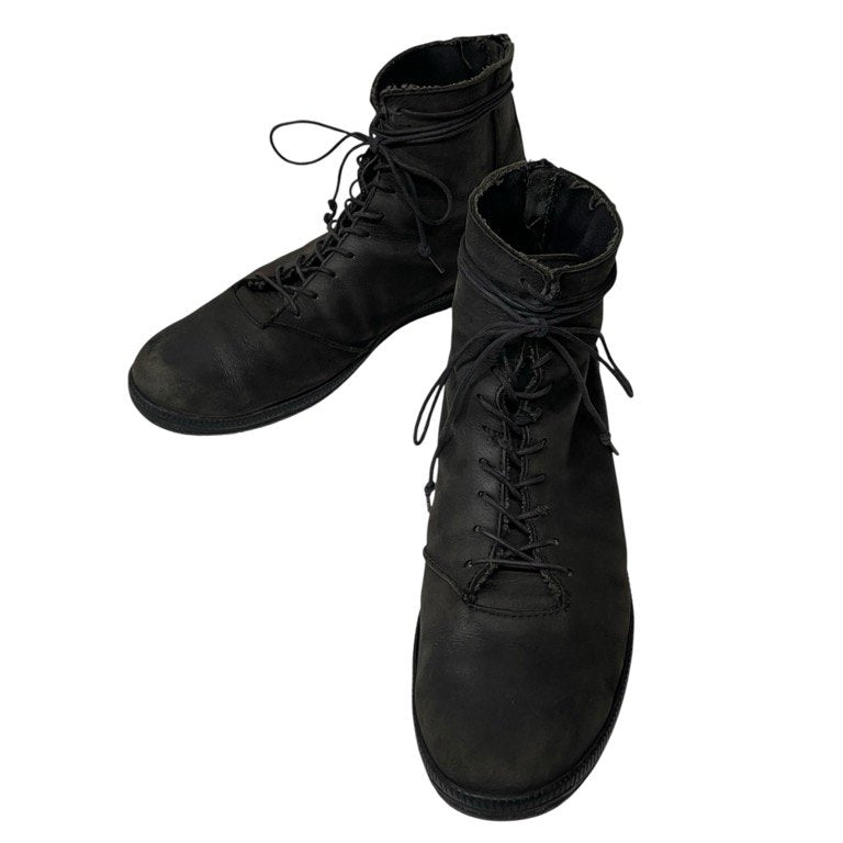 ODYN VOVK バックスキンレザーバックジップレースアップハイカットスニーカー シューズ 靴 クツ オーディンブック メンズ