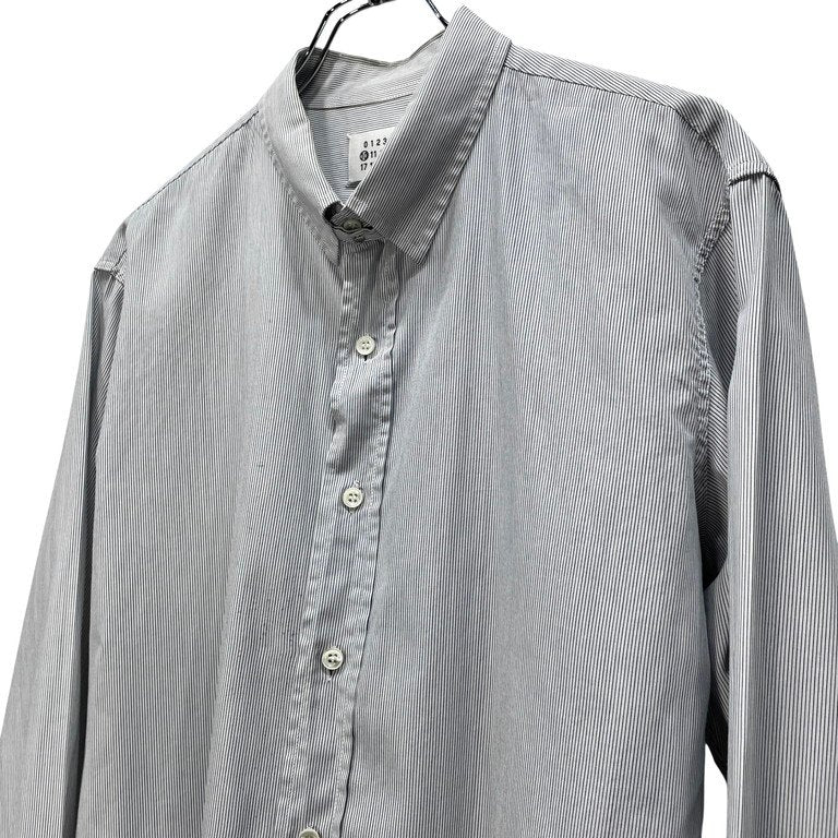 Maison Martin Margiela 10 ピンストライプチンストラップシャツ Archive ブラウス トップス メゾンマルタンマルジェラ メンズ