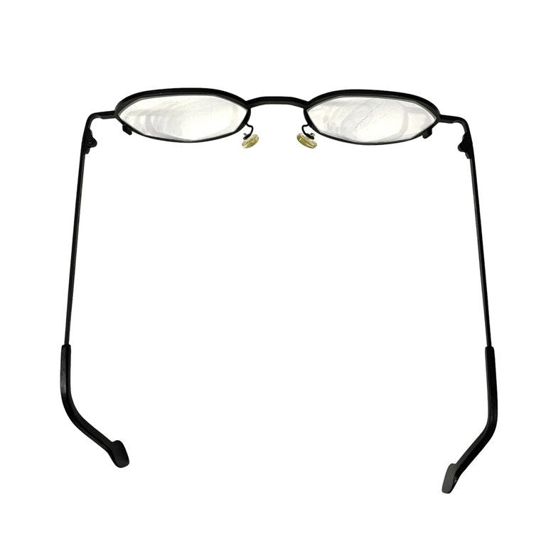 Komorebi Eyewear NICOLAI col. night black PVDコーティングチタンフレーム多角形メガネ 眼鏡 コモレビ アイウェア メンズ レディース ユニセックス