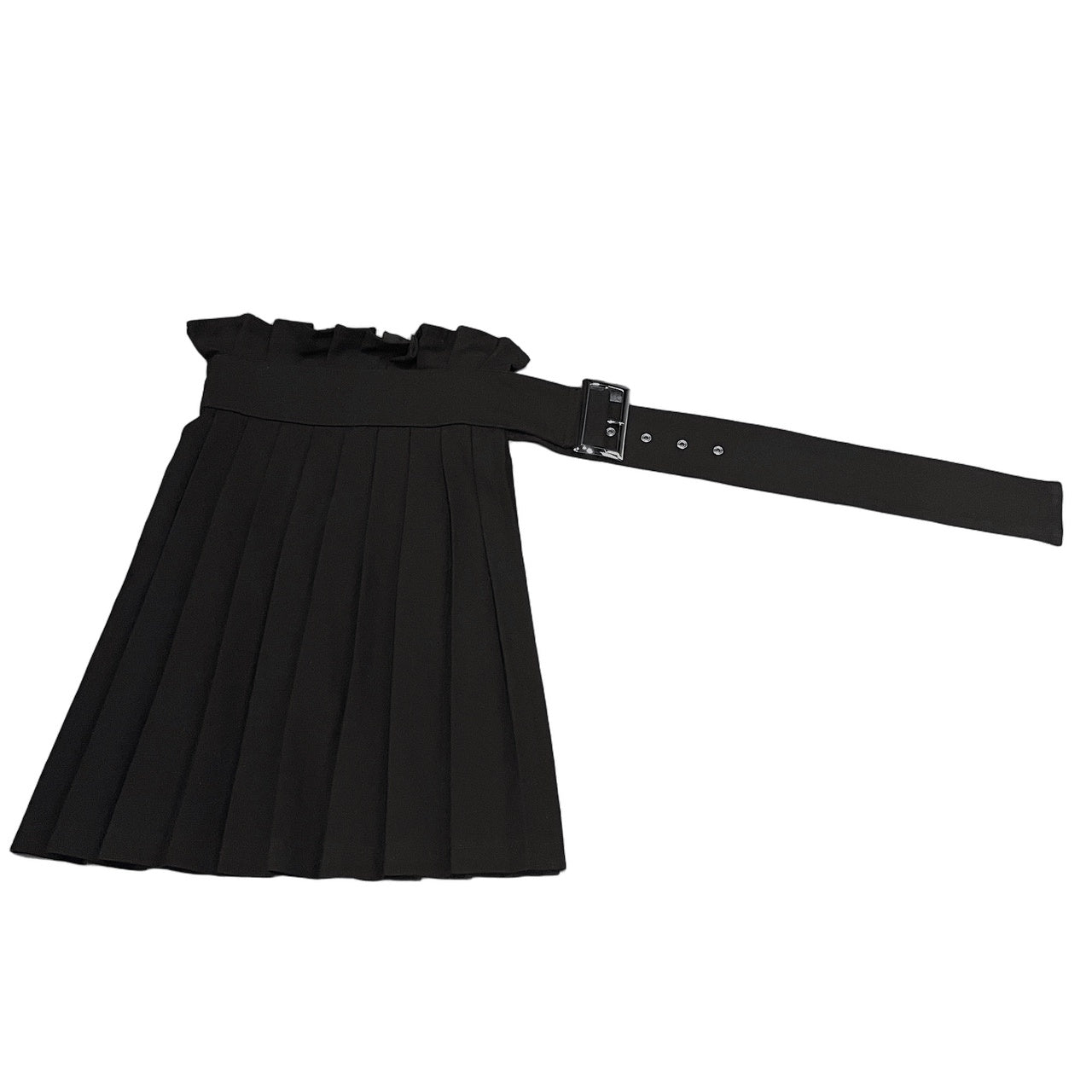 LIMI feu ウールプリーツアシンメトリー巻きスカート ボトムス パンツ レイヤード Yohji Yamamoto リミフゥ ヨウジヤマモト レディース