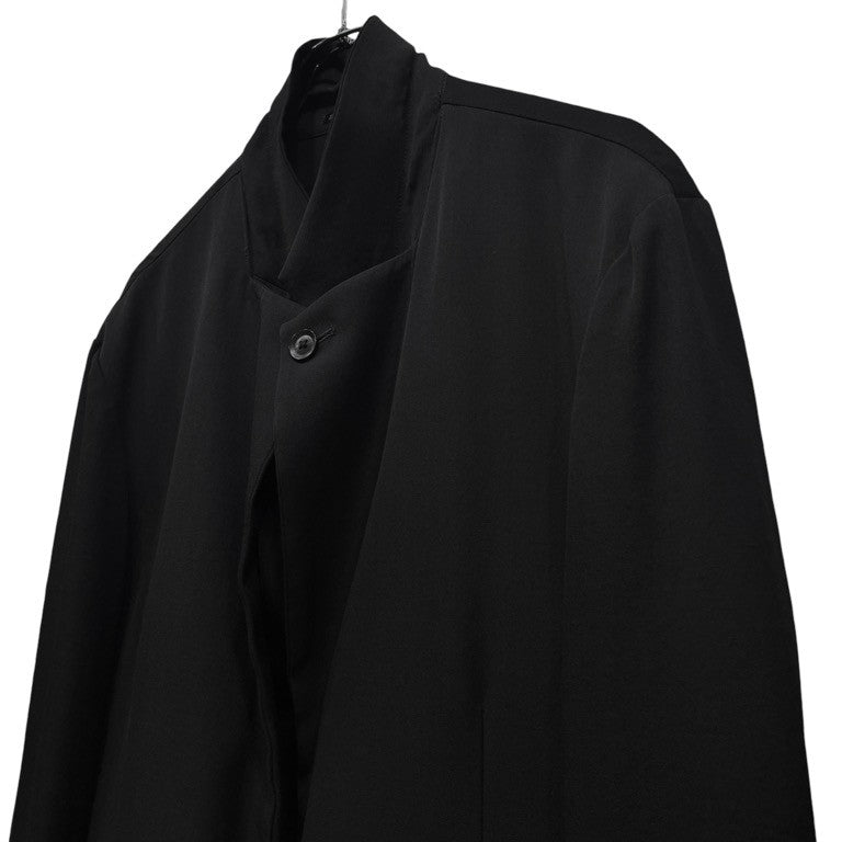 Yohji Yamamoto Pour Homme 18SS ウールギャバジンレイヤードテーラードジャケット 煩悩 ブレザー ブルゾン コート アウター 定価156,200円 ヨウジヤマモトプールオム メンズ