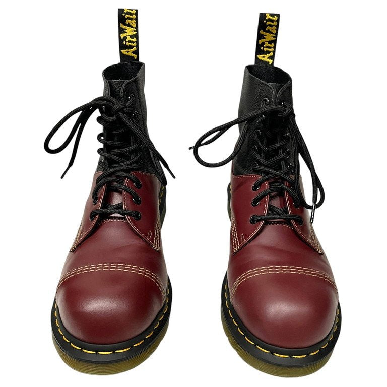 MM6 Maison Margiela × Dr.Martens 24AW 1460 TWIST ST MM6 切替ツートーンレースアップブーツ シューズ 靴 32186601 SH3WU0008 未使用 定価71,500円 エムエムシックス メゾンマルジェラ ドクターマーチン メンズ レディース