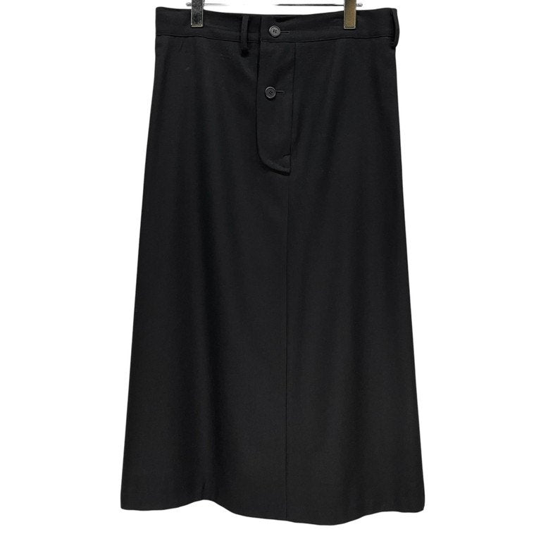 Y's ウールフラノワイドロングスカート ボトムス フランネル パンツ Yohji Yamamoto Femme ワイズ ヨウジヤマモトファム レディース
