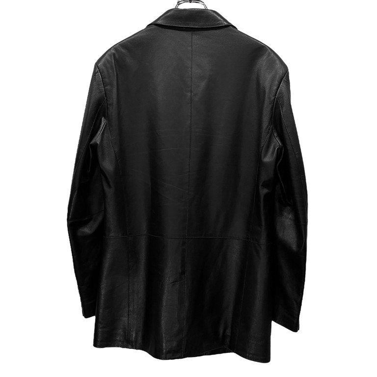 GIANFRANCO FERRE レザー3Bテーラードジャケット ブレザー コート アウター 90s ジャンフランコフェレ メンズ