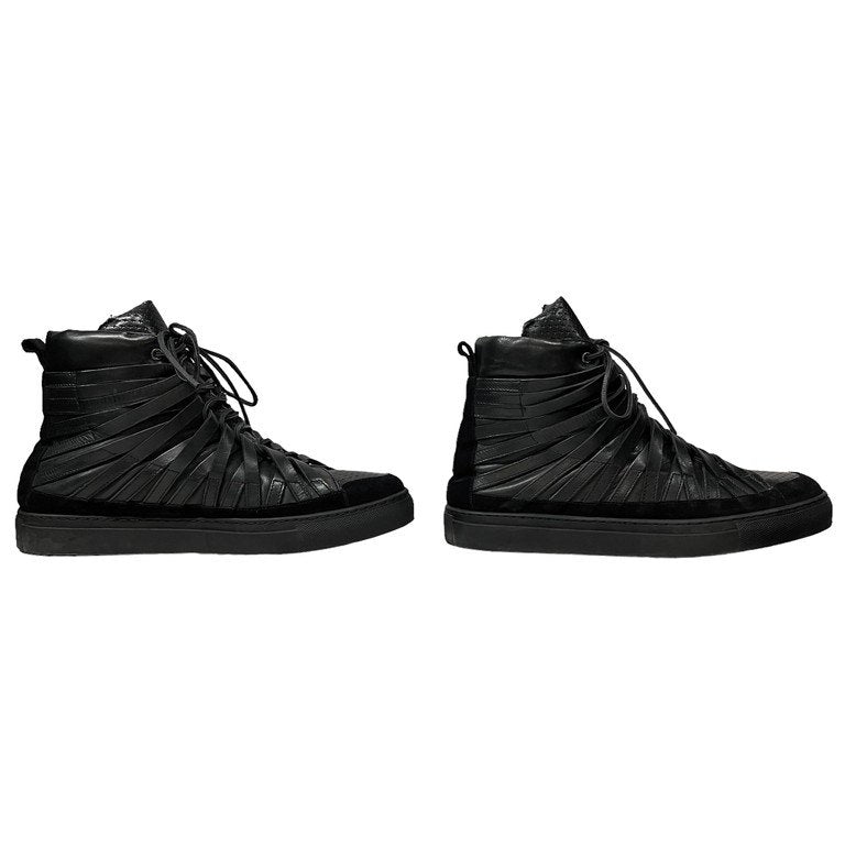 DAMIR DOMA FALCO HIGH TOP SNEAKERS カーフレザーパンチングレースアップハイカットスニーカー シューズ ブーツ 靴 クツ ダミールドーマ ダミールドマ メンズ