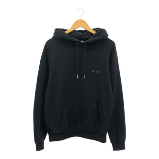 CELINE CELINE スタッズロゴルーズフーディー S