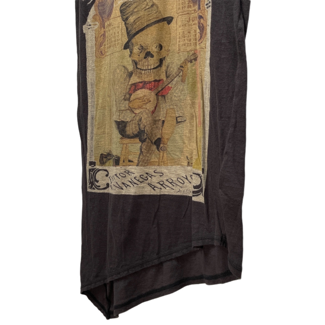 SHARE SPIRIT スカルプリントタンクトップ ノースリーブカットソー Tシャツ tee T-shirt トップス Y2K シェアスピリット メンズ