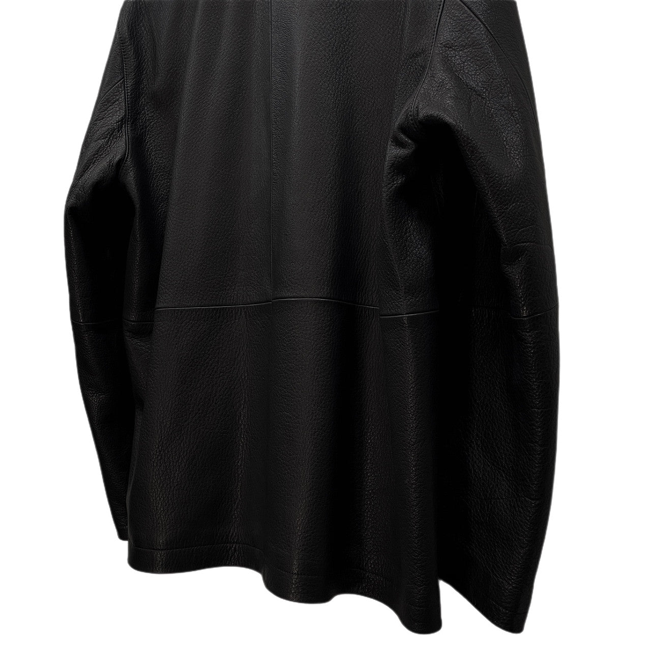 AURALEE 21AW GOAT LEATHER JACKET ゴートレザーフライフロントテーラードジャケット ブルゾン コート アウター 定価154,000円 A21AJ01GL オーラリー メンズ
