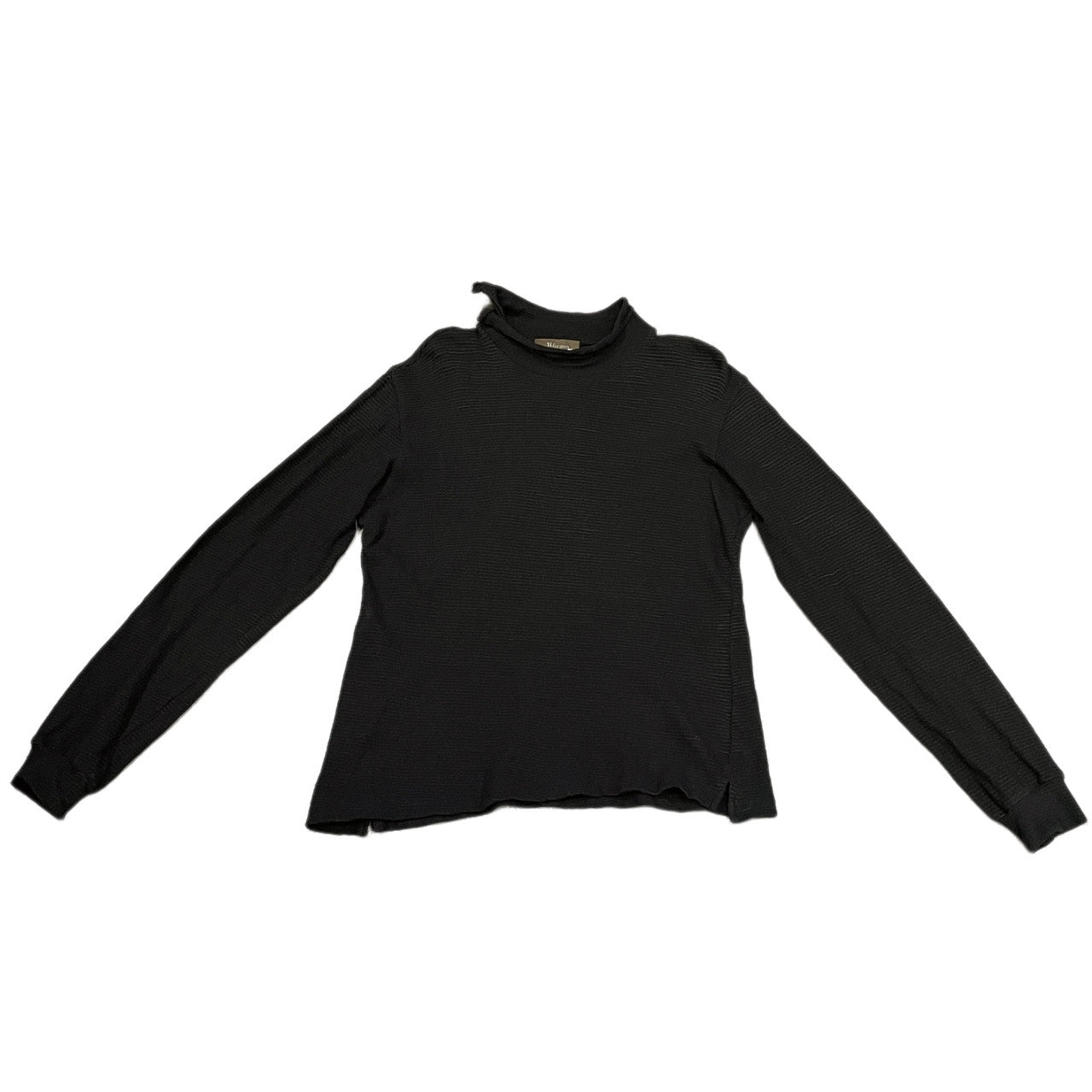 Y's for men カットオフハイネック細ボーダーリブTシャツ カットソー タートルネック Tee T-shirt トップス Archive Yohji Yamamoto Pour Homme ワイズフォーメン ヨウジヤマモトプールオム メンズ