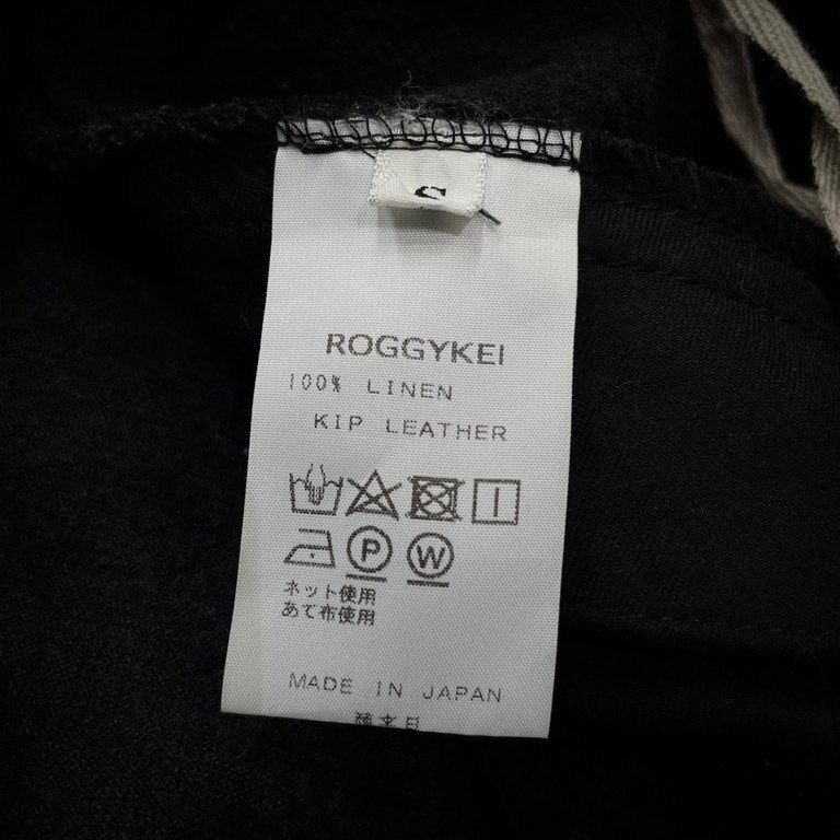 ROGGYKEI LINEN ZERO PANTS Ⅲ キップレザーベルトリネンゼロパンツ3 ロギーケイ メンズ レディース ユニセックス