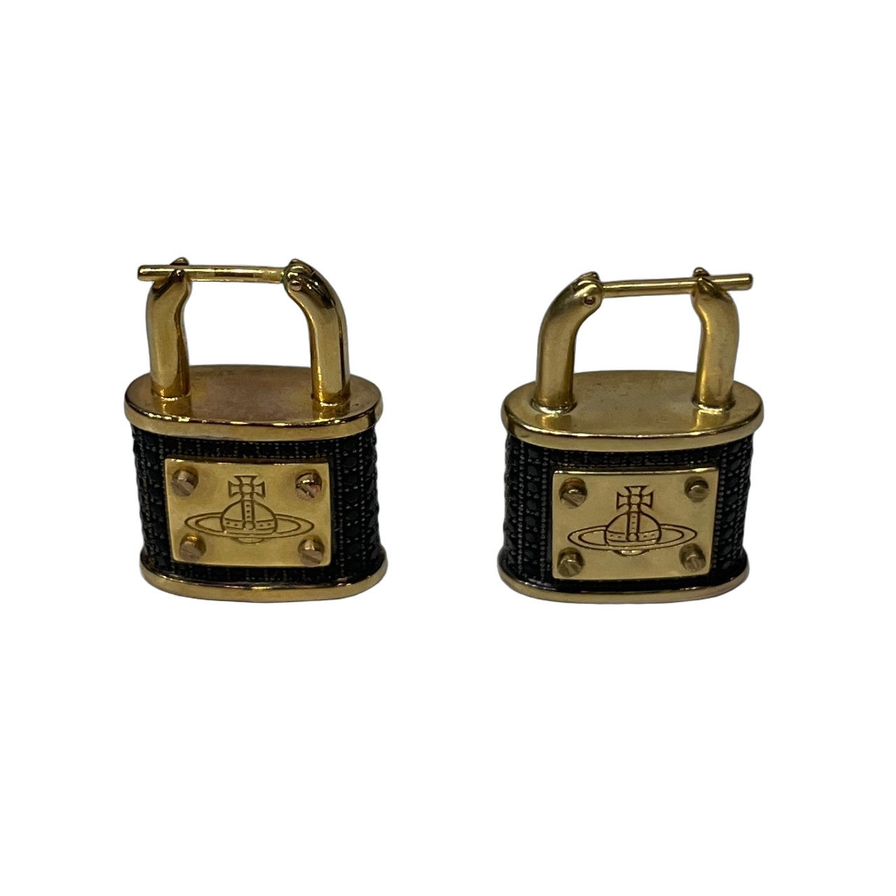 Vivienne Westwood オーブプレートパドロックピアス 南京錠 鍵 イヤリング アクセサリー 小物 ヴィヴィアンウエストウッド メンズ レディース ユニセックス