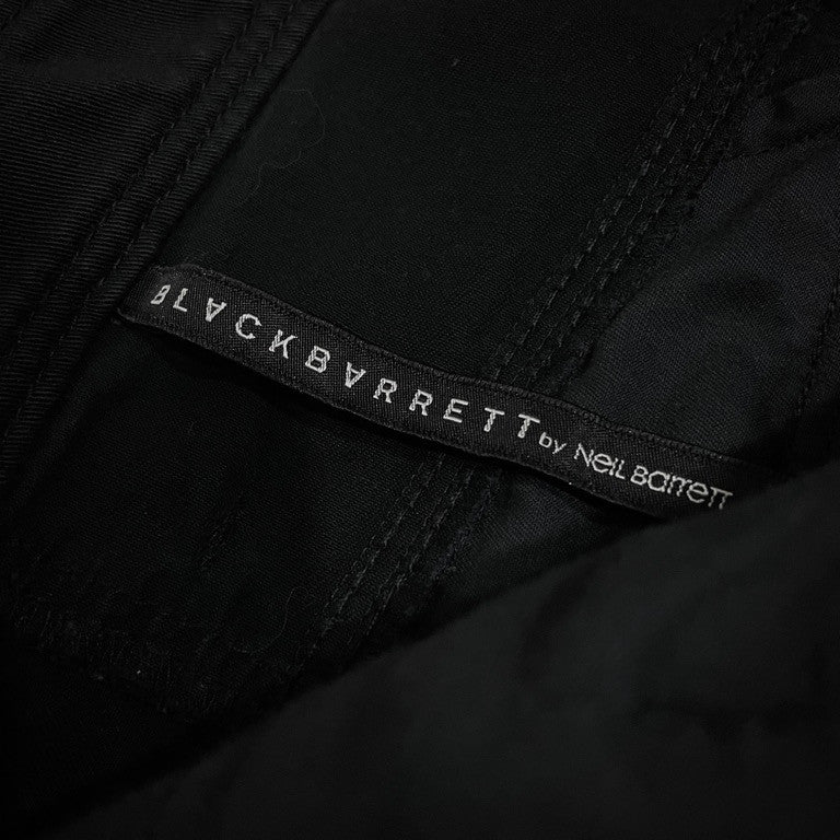 BLACK BARRETT by Neil Barrett 止血テープ付きコットンカーゴハーフパンツ ショートパンツ ショーツ Archive ボトムス ニールバレット メンズ