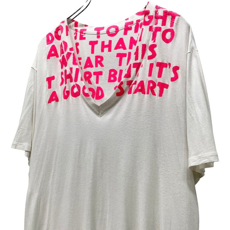 Maison Martin Margiela 09SS レーヨン天竺オーバーサイズエイズTシャツ AIDS Tee T-shirt Archive メゾンマルタンマルジェラ メンズ レディース ユニセックス