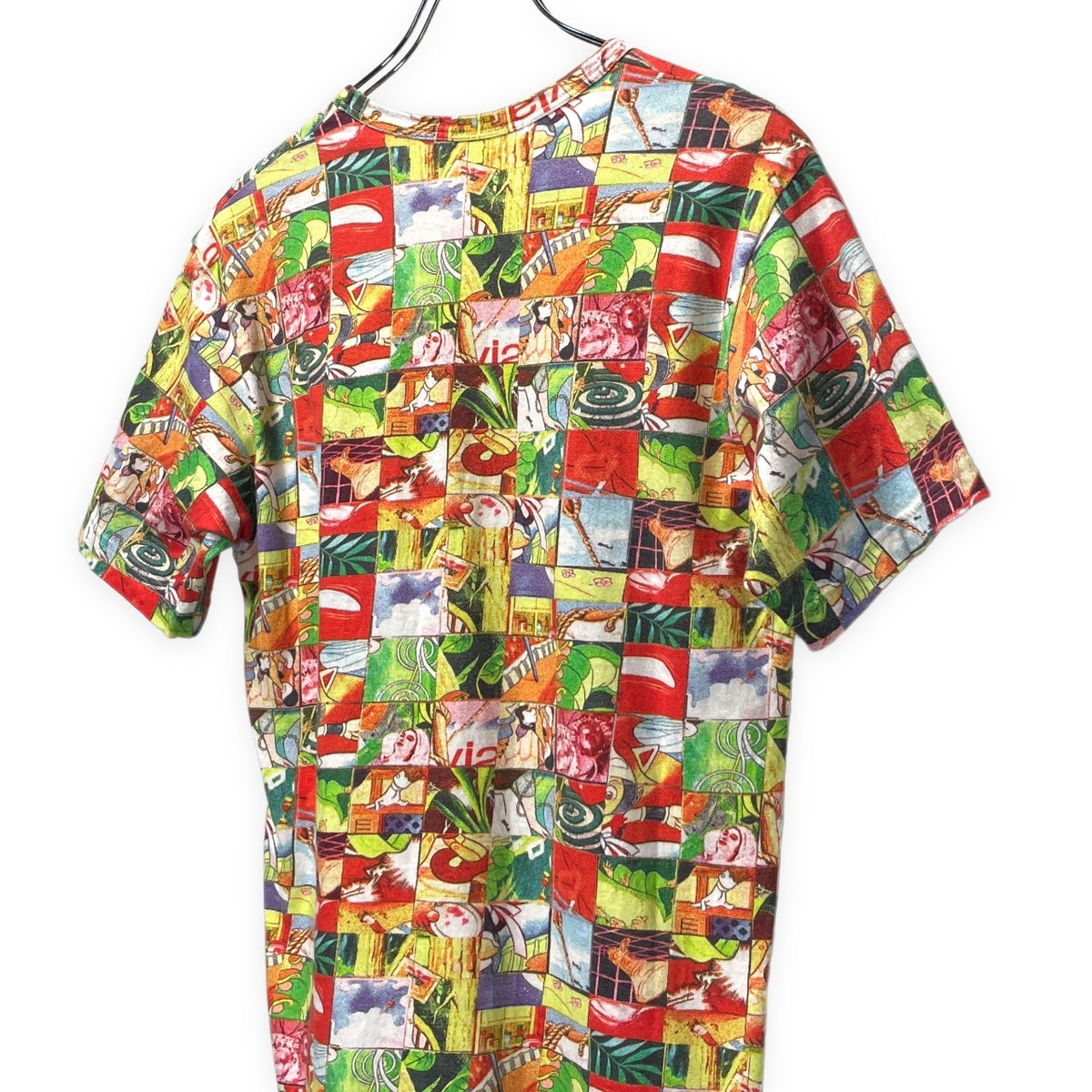 COMME des GARCONS SHIRT 福田美蘭 コラージュプリントクルーネックTシャツ カットソー Tee T-shirt Archive 90s 00s トップス 半袖 総柄 コムデギャルソンシャツ メンズ