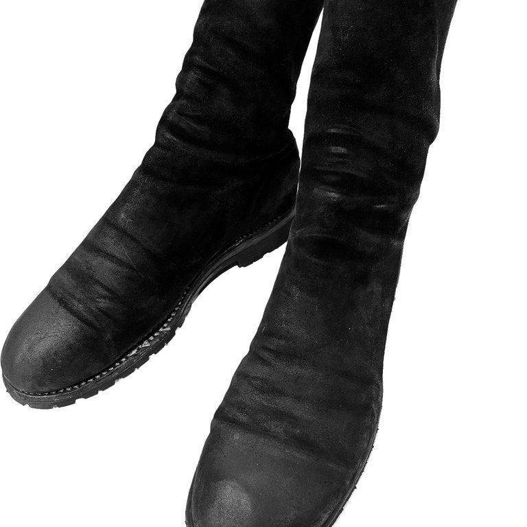 GUIDI 988 CALF REVERSE BACK ZIP BOOTS カーフリバースバックジップドレープブーツ シューズ 靴 クツ スエード グイディ メンズ