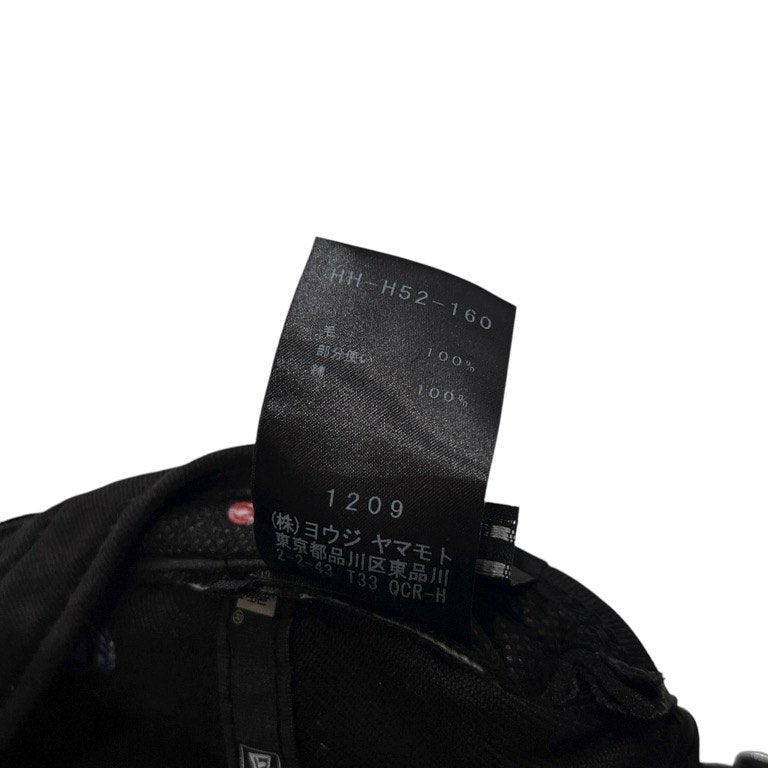 Yohji Yamamoto Pour Homme × NEW ERA 19SS 930 YY SIGN 青ロゴ刺繍キャップ 帽子 ヨウジヤマモトプールオム ニューエラ メンズ レディース ユニセックス