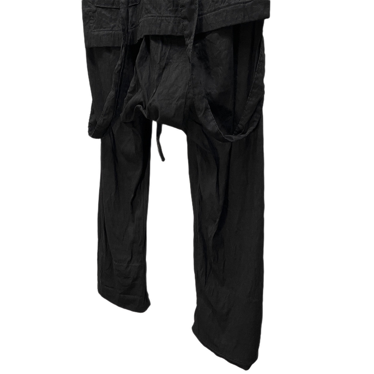 A.F ARTEFACT ストレッチリネンレーヨンオーバーオールサルエルパンツ サスペンダー ボトムス エーエフ アーティファクト メンズ