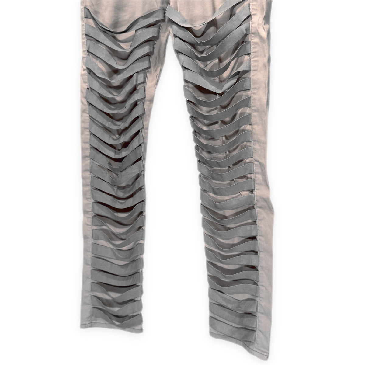 UNDERCOVER 11SS ベルトデザインストレッチコットンスリムパンツ ボトムス スキニー Archive Underman期 アンダーカバー メンズ
