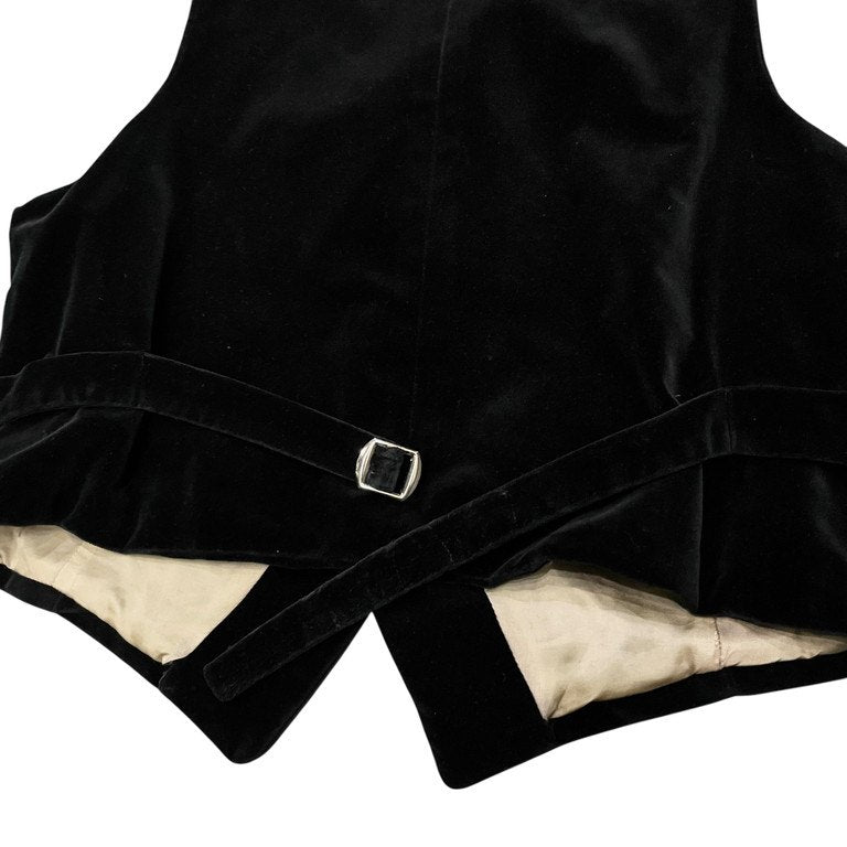 Vivienne Westwood ベロア5Bシンチバックベスト ジレ Archive 90s ヴィヴィアンウエストウッド