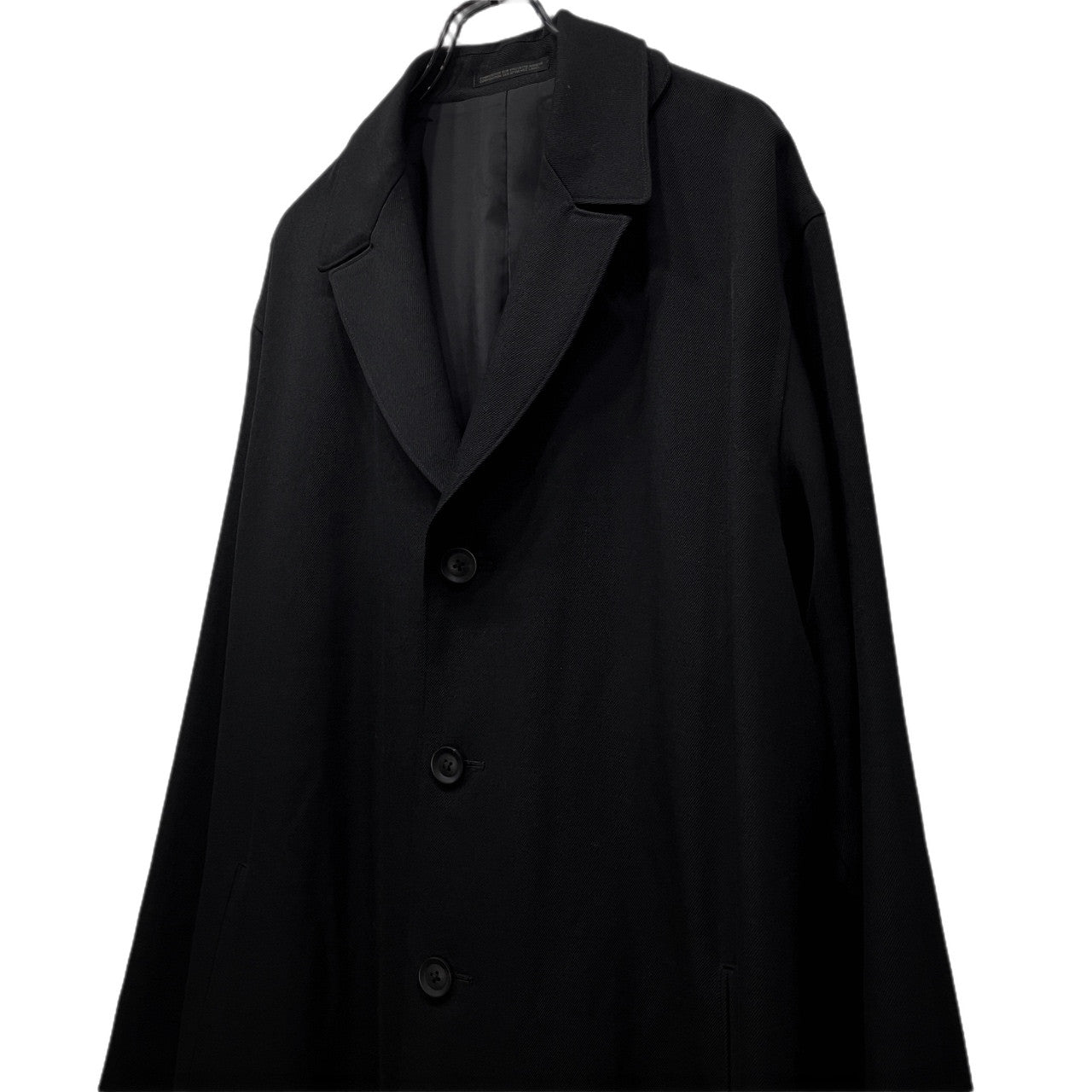 Yohji Yamamoto Pour Homme 25AW ARMY GABARDINE 3 BUTTONS JACKET アーミーギャバジン3ボタンロングジャケット テーラード ウールギャバジン ブルゾン コート アウター HM-J11-101 定価123,200円 ヨウジヤマモトプールオム メンズ
