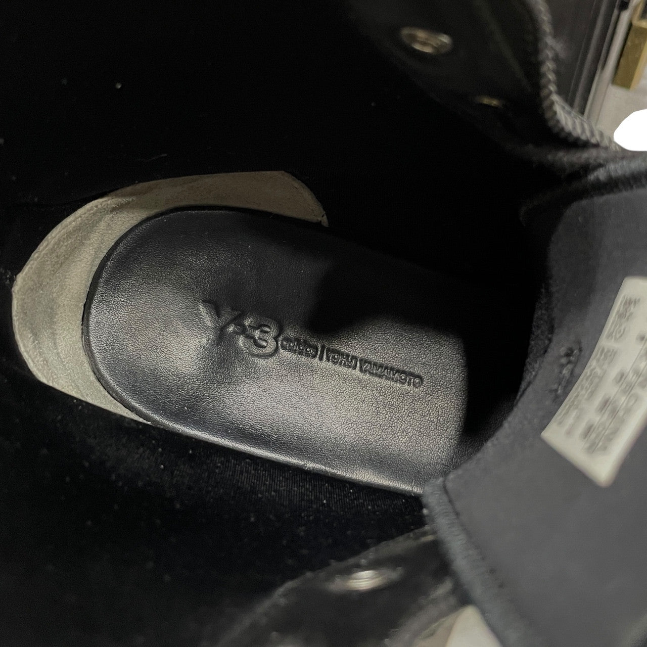 Y-3 PRO ZIP ネオプレンレザー切替ダブルサイドジップハイカットスニーカー シューズ 靴 クツ 42 26.5cm Yohji Yamamoto adidas ワイスリー ヨウジヤマモト アディダス メンズ