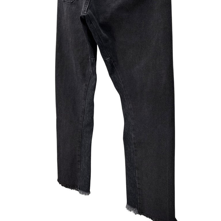 CHANGES 24AW LOOM exclusive REMAKE REGULAR FIT DENIM PANTS VINTAGE LEVI’S JEANS ヴィンテージリーバイス505ブラックデニムリメイク再構築カットオフフリンジパンツ ボトムス
