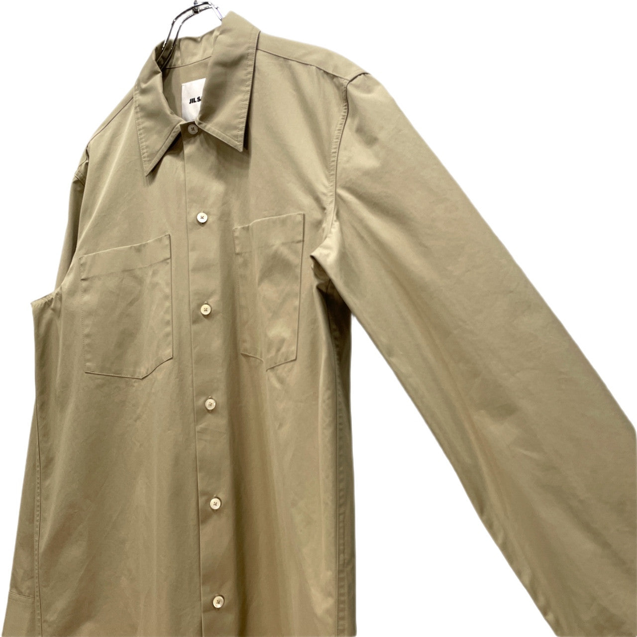 JIL SANDER 23SS コットンブロードダブルポケットボックスシルエットシャツ ブラウス トップス ジルサンダー メンズ