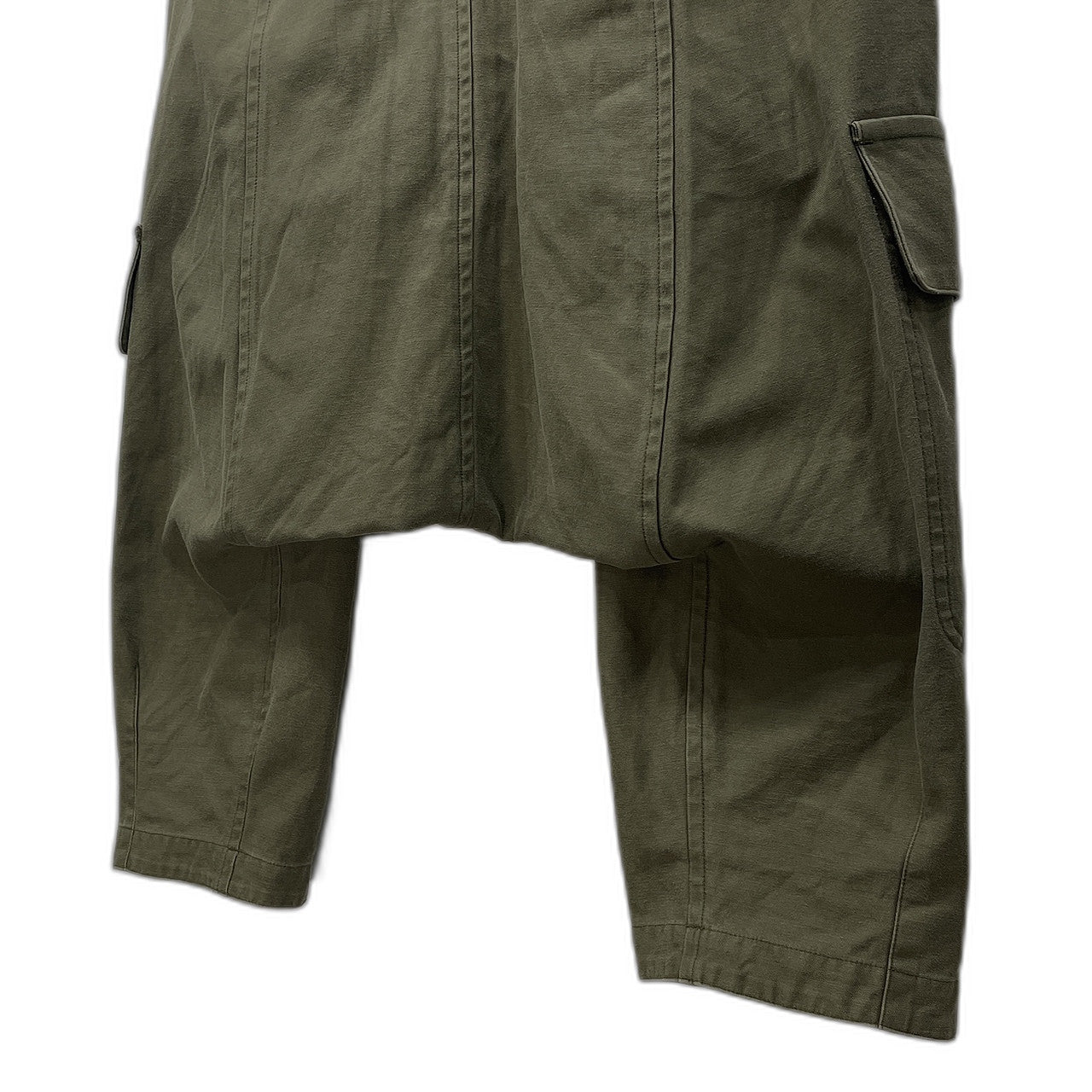 COMME des GARCONS HOMME PLUS 15SS メタルボタンサルエルクロップドカーゴパンツ ボトムス ミリタリー アーミー Archive ソルジャーオブピース soldier of peace 反戦 コムデギャルソンオムプリュス メンズ