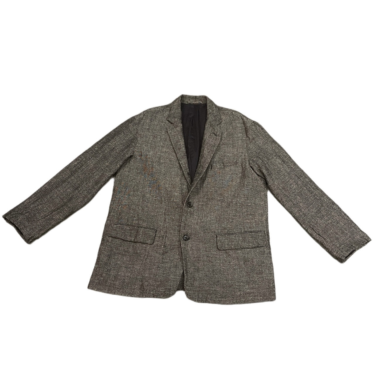 Graphpaper 19AW TWEED KIBATA JACKET ウールリネンキバタツイードテーラードジャケット ブルゾン コート アウター グラフペーパー メンズ