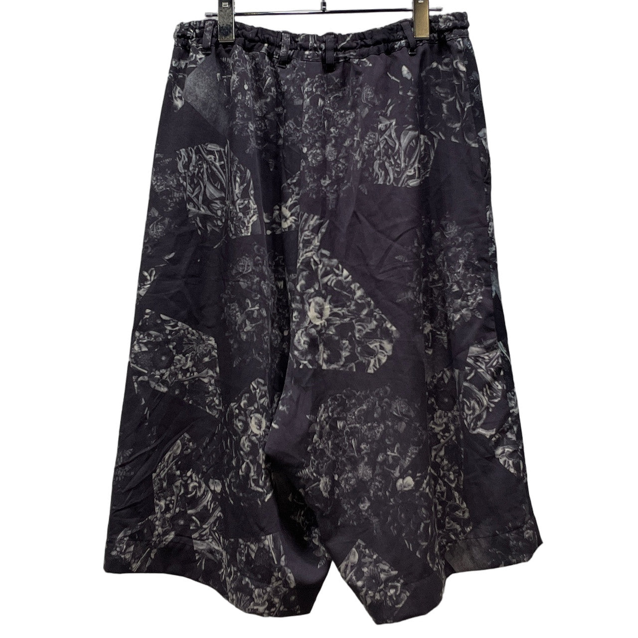 Ground Y 18SS Nicolai Bergmann フラワープリントサルエルワイドハーフパンツ ボトムス 花 Yohji Yamamoto グラウンドワイ ヨウジヤマモト ニコライバーグマン メンズ レディース ユニセックス