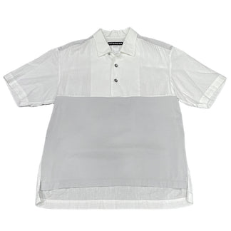 ISSEY MIYAKE MEN コットンガーゼ切替プルオーバーシャツ ブラウス トップス 半袖 イッセイミヤケ メン メンズ