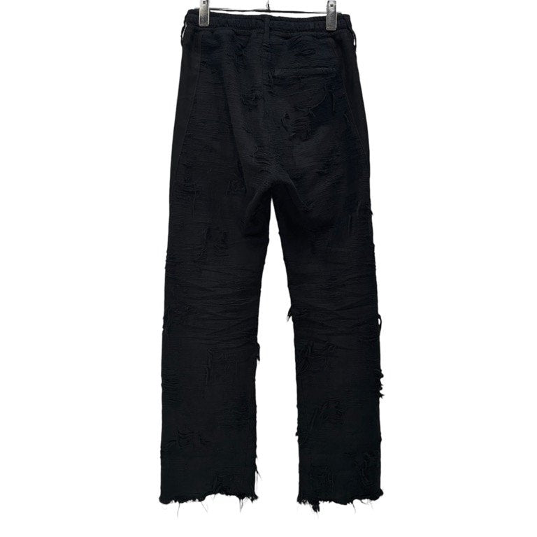[-] Minus Twist Line Truck Pants BORO CRUST(NOIR) 襤褸クラストサイドライントラックパンツ 定価49,500円 ボトムス マイナス メンズ