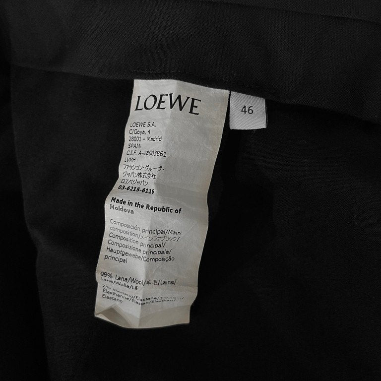 LOEWE 20SS ウールトロピカルノータックテーパードスラックス パンツ トラウザーズ ボトムス Jonathan Anderson ジョナサンアンダーソン ロエベ メンズ