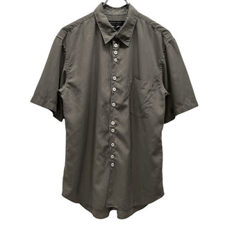 COMME des GARCONS HOMME DEUX 25SS ランダムボタン製品染めポリエステルシャツ ブラウス DO-B047 AD2024 トップス 半袖 コムデギャルソン オム ドゥ メンズ