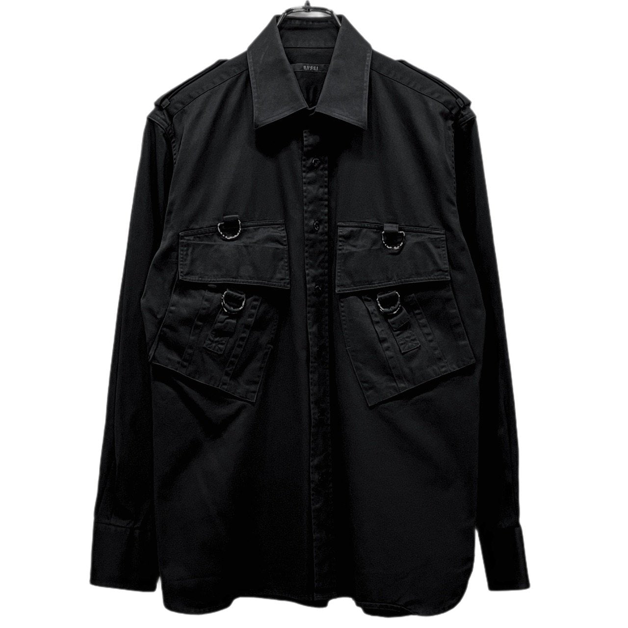 GUCCI by TOM FORD 02SS CARGO RING SHIRT カーゴリングダブルベローズポケットシャツ ブラウス トップス Archive グッチ トムフォード メンズ