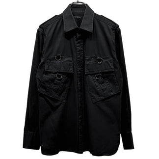 GUCCI by TOM FORD 02SS CARGO RING SHIRT カーゴリングダブルベローズポケットシャツ ブラウス トップス Archive グッチ トムフォード メンズ