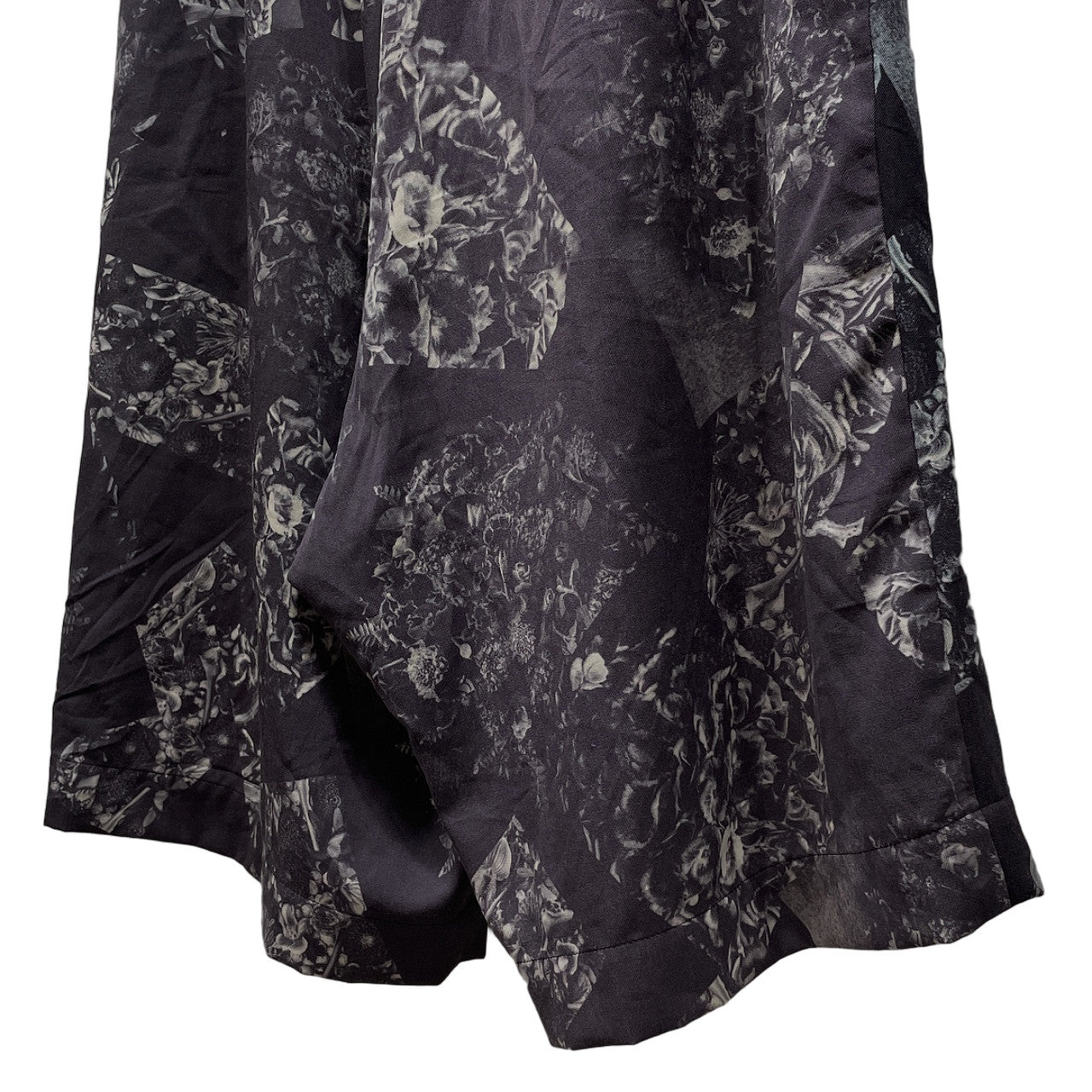 Ground Y 18SS Nicolai Bergmann フラワープリントサルエルワイドハーフパンツ ボトムス 花 Yohji Yamamoto グラウンドワイ ヨウジヤマモト ニコライバーグマン メンズ レディース ユニセックス