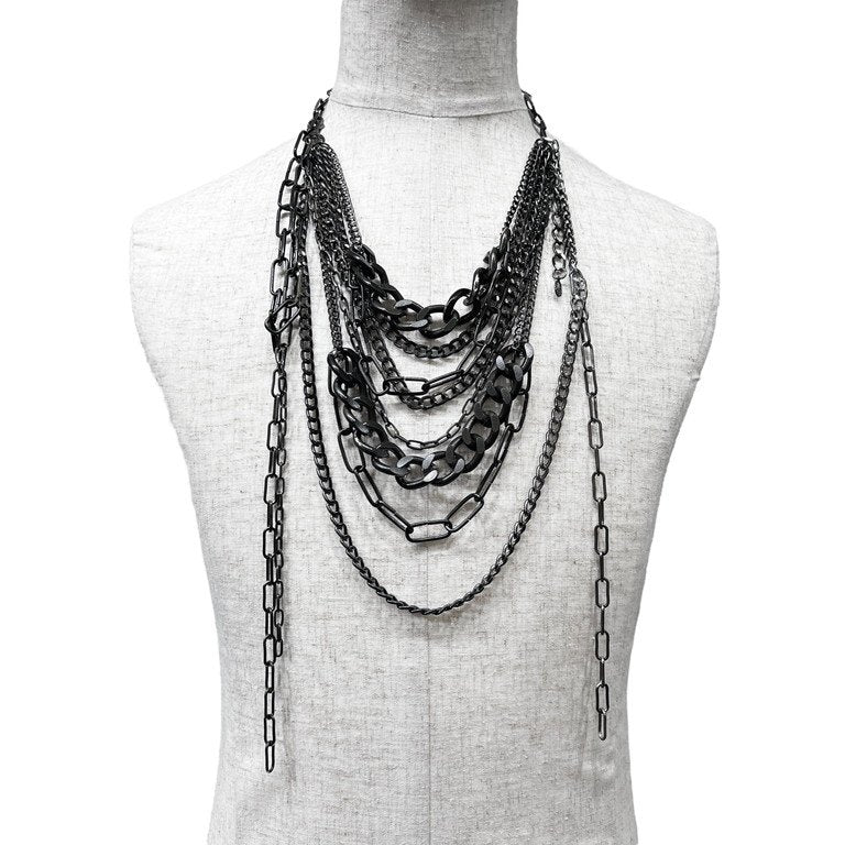 Jean Paul GAULTIER マルチチェーンドレープネックレス 一点物 激レア 希少 Archive 90s 00s JPG 未使用 ペンダント アクセサリー ジャンポールゴルチエ メンズ レディース ユニセックス