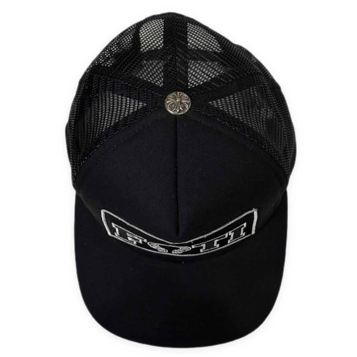 CHROME HEARTS × FOTI スクロールラベルパッチメッシュキャップ クロスボール 帽子 ハット 服飾雑貨 小物 CH クロムハーツ Joe Foti フォティ メンズ レディース ユニセックス