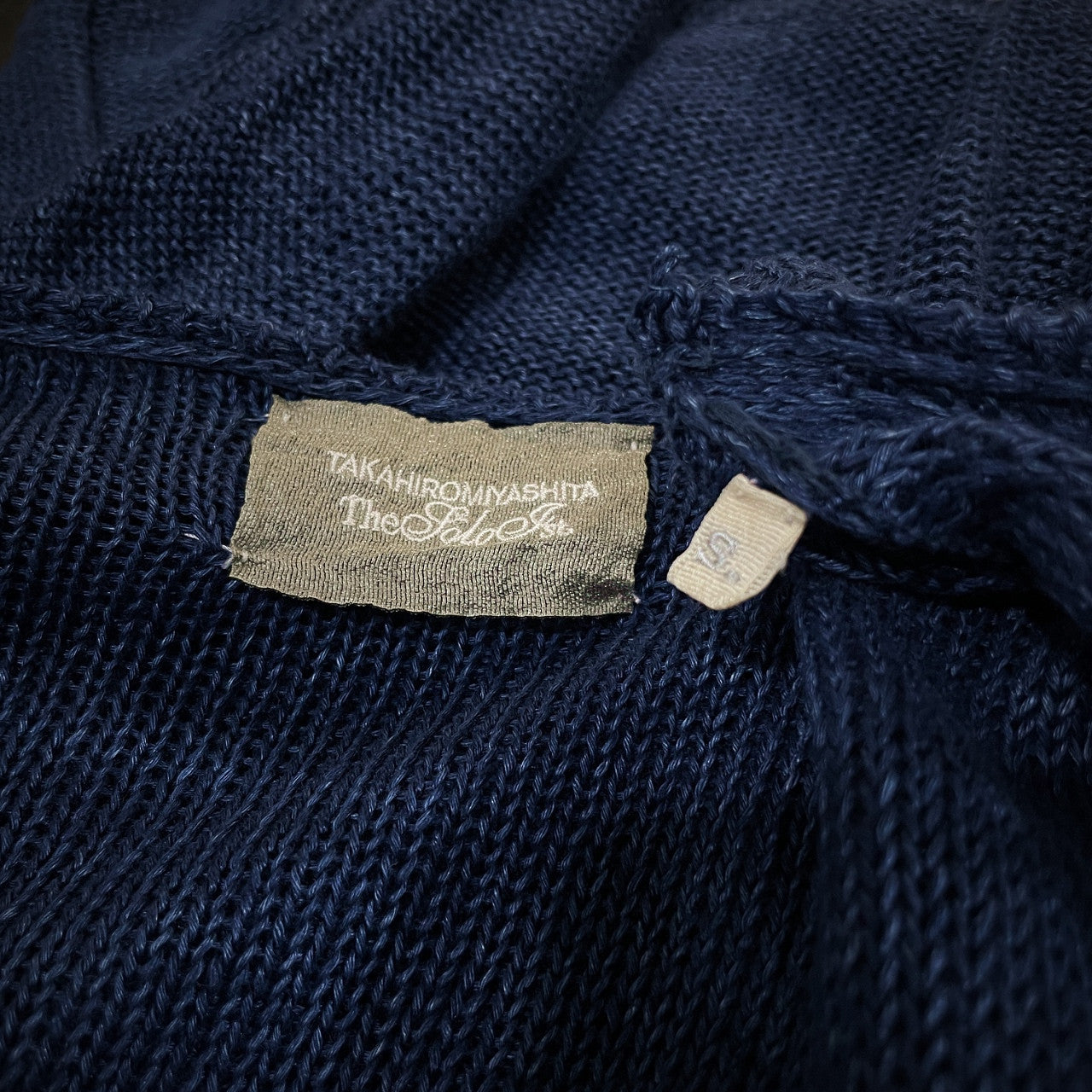 TAKAHIRO MIYASHITA TheSoloist. インディゴリネンニットポケットデザインカーディガン セーター トップス タカヒロミヤシタ ザ ソロイスト メンズ