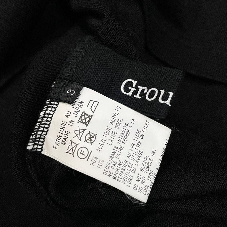 Ground Y 18AW 段違いビッグタートルネックニットセーター ハイネック ロング GV-T06-501 Yohji Yamamoto ヨウジヤマモト グラウンドワイ メンズ レディース ユニセックス