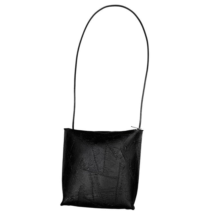 Kagari Yusuke 黒壁 クギブクロ カウレザーパテコーティング電線ストラップショルダーバッグ 鞄 カバン カガリユウスケ メンズ レディース ユニセックス