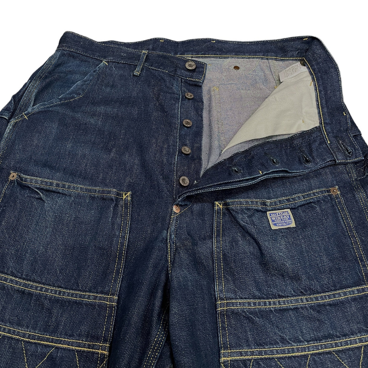 KAPITAL DENIM LUMBER PANTS インディゴデニムランバーパンツ ダブルニー ペインター ジーンズ ボトムス キャピタル メンズ レディース ユニセックス