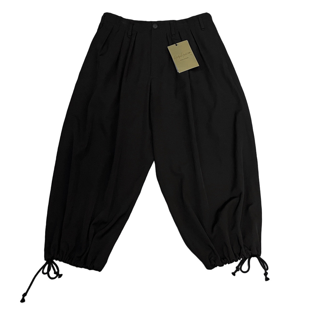 Yohji Yamamoto Pour Homme 25AW WOOL GABARDINE THIN BALLOON PANTS ウールギャバジンバルーンパンツ HL-P06-100 ボトムス 定番 定価82,500円 ヨウジヤマモトプールオム メンズ